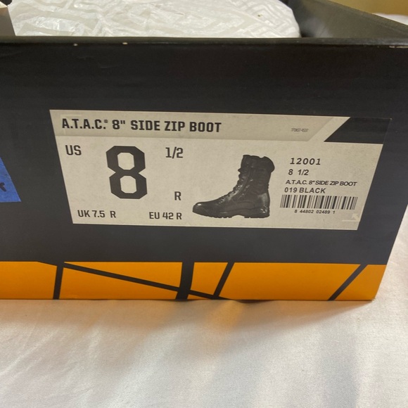 5.11 ATAC 8” Zip Boot Tactical Warfare 8 1/2 LEO Operator Shooting Black - Picture 2 of 2